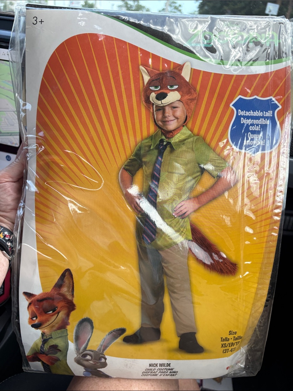 Disney Zootopia, Nick Wilde Halloween costume new size 3T/4T